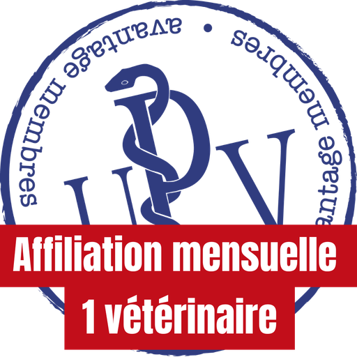 Affiliation (Abonnement mensuel) 1 vétérinaire